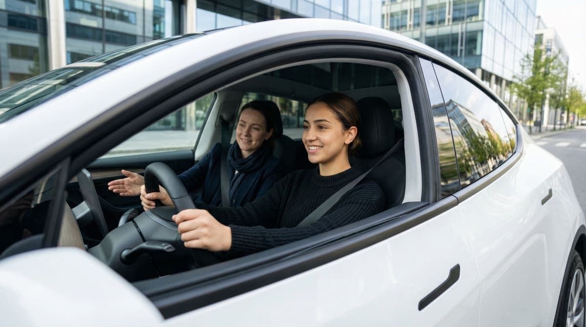 Kjøretime med Elevens Trafikkskole